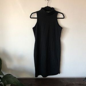 Vintage turtleneck bodycon dress